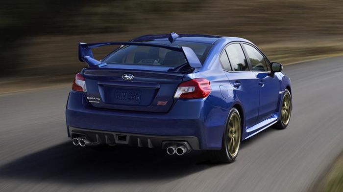 Το 2015 WRX STI φέρει ένα turbo σύνολο 2,5 λτ., απόδοσης 310 ίππων και 393 Nm. Μέσω κιβωτίου 6 σχέσεων, η κίνηση μεταδίδεται και στους 4 τροχούς.